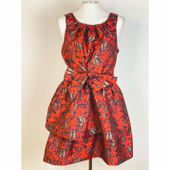 Anthropologie Eva Franco Jacquard Layered Dress - Picture 1 of 6